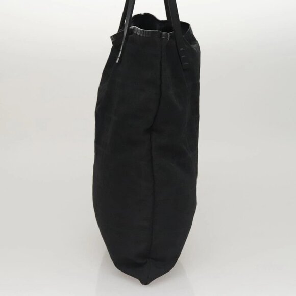 FENDI Zucca Canvas Tote Bag Black Auth 109897 - Picture 6 of 16